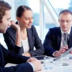 businessman explaining his proposal