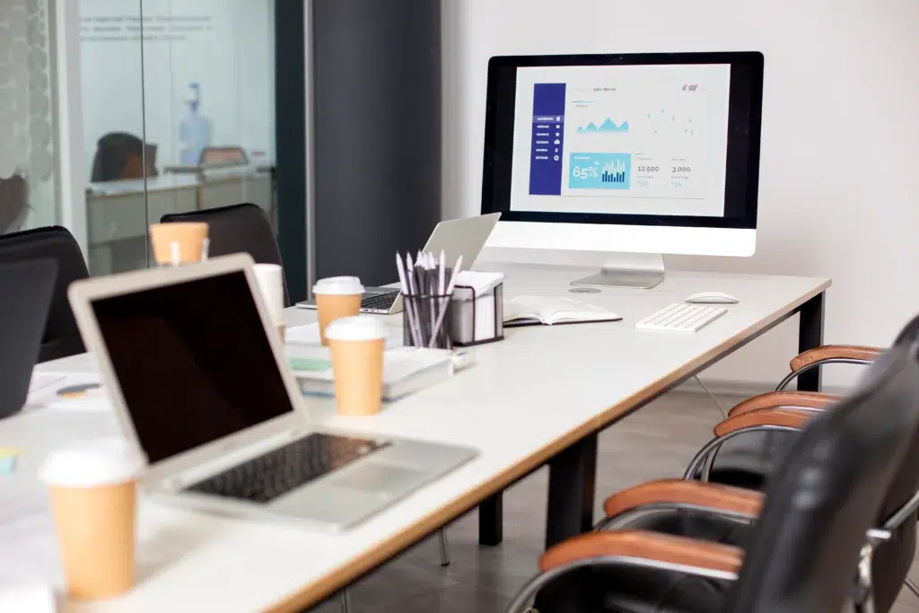 modern equipped computer lab